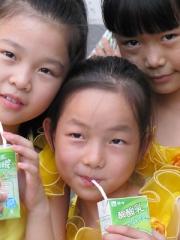 Three School Girls