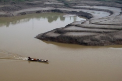 Single Sampan, Curved Mudflats