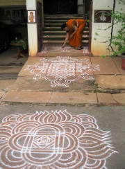 Decorating the Entryway for a Religious Holiday