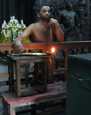 Priest in a Hindu Temple