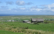 Farmlands Along the Coast Near Cliffs of Moher